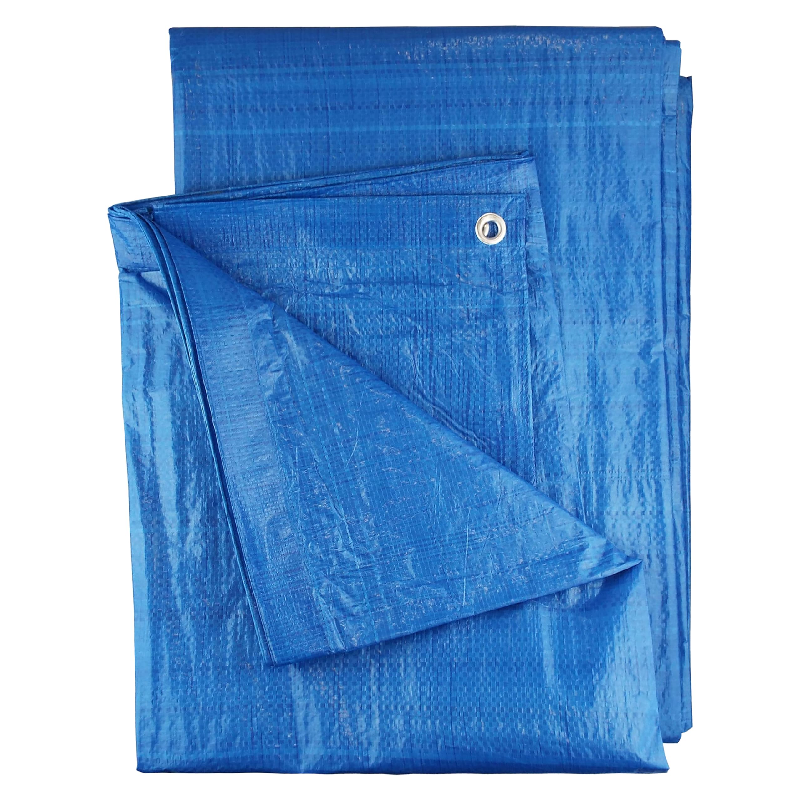 Waterproof tarpaulin builders tarp,camping ground sheet,cover up and weatherproof dry garden storage sheeting MASSIVE 5m x 6m (16.25ft x 19.5ft)