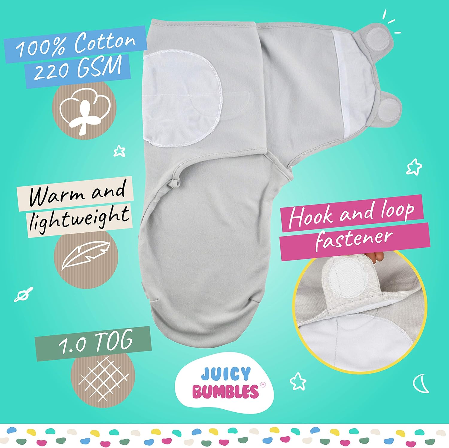 juicy bumbles swaddle