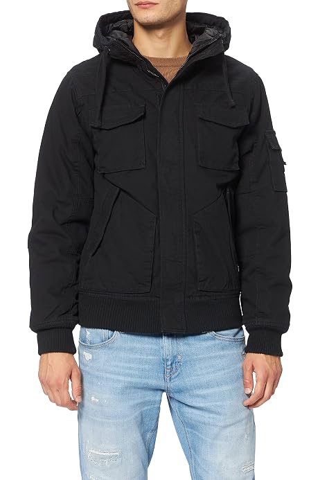 Brandit - DAYTON Hooded Winter Jacket black - S : Amazon.ca: Clothing,  Shoes u0026 Accessories