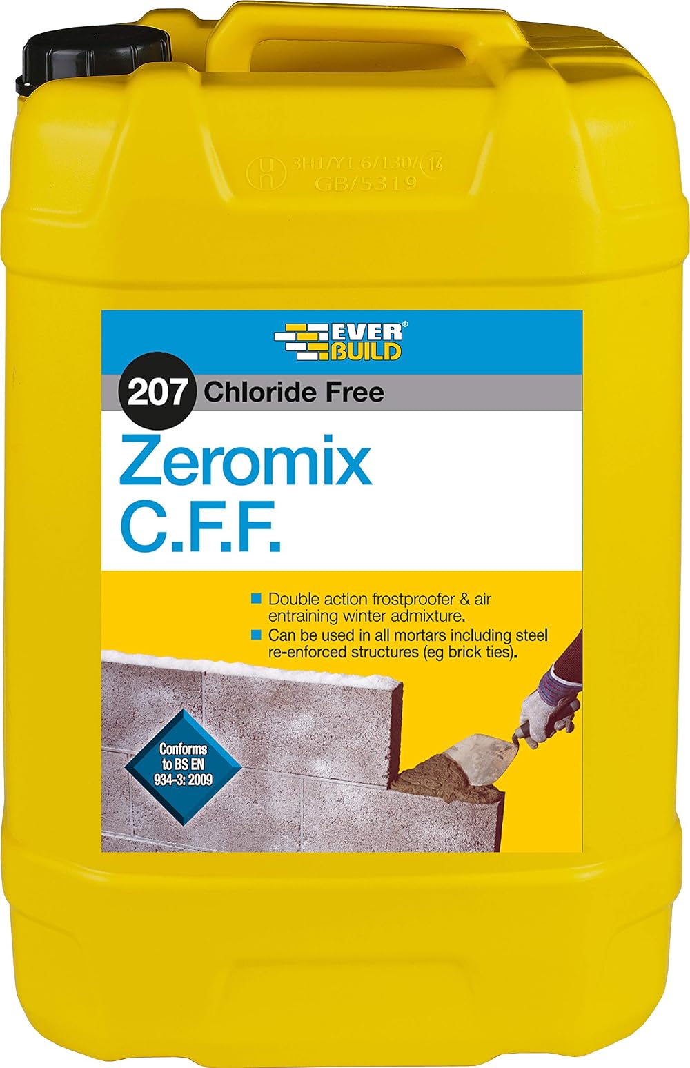 Everbuild 207 Zeromix CF CFF Frostproofer Air Entraining Mortar Admixture 25L