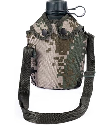 Housse De Bidon D'eau Reproduction WW2 Armée Allemande - En Laine Marron, 4 Clous Et Sangles En Cuir - Pour Reconstitution Et Collection