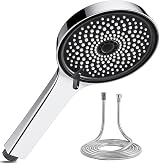 Magichome Shower Head and Hose 1.5m 120mm Panel 5 Spray Modes High Pressure