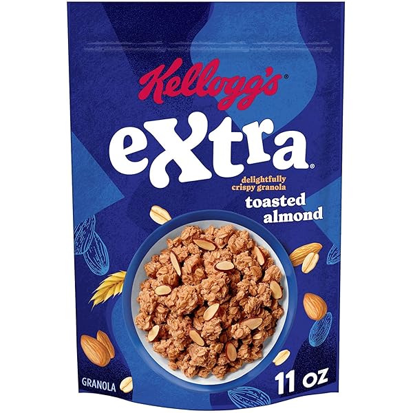 KELLOGG’S EXTRA GRANOLA, WHOLE GRAIN, ON-THE-GO SNACKS, TOASTED...