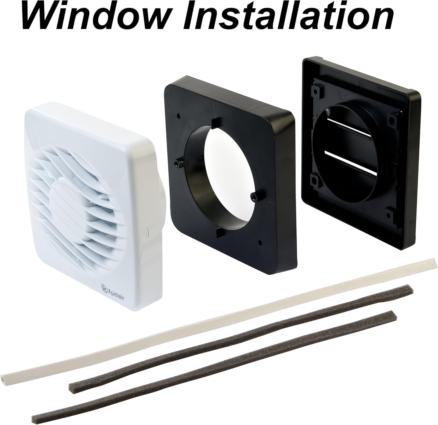 Xpelair Dx100T 4 100mm Bathroom Extractor Fan With Window Or Wall Kit