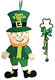St Patrick's Day Dancing Felt Leprechaun and Bell