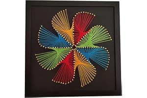 EYANKUNG String Art DIY Crafts Kits for Adults Beginner Unique Women Gift (Windmill 12inch*12inch)