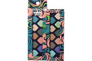 Pacifica Eyeshadow Palette – Waikiki Mineral Eyeshadow, Blendable Shimmer & Matte Shades w/Velvet Matte, Shimmer & Metallic, Cocoa Butter Infused, Talc-Free, Vegan & Cruelty-Free, 0.24 oz 10 Shades