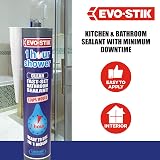 EVO-STIK 1 Hour Shower Bathroom Sealant Clear 290ml Ready in 1 Hour view 4