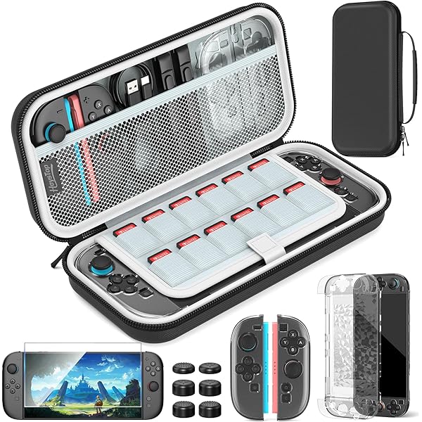 Amazon.com: HEYSTOP Switch 2 Accessories Kit 2025 Upgraded