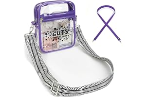 BZELKRY Clear Bag Stadium Approved, World Tour Clear Bag Stadium Approved Concert Bag Merch, Clear Crossbody Purse Fans Gift Merch