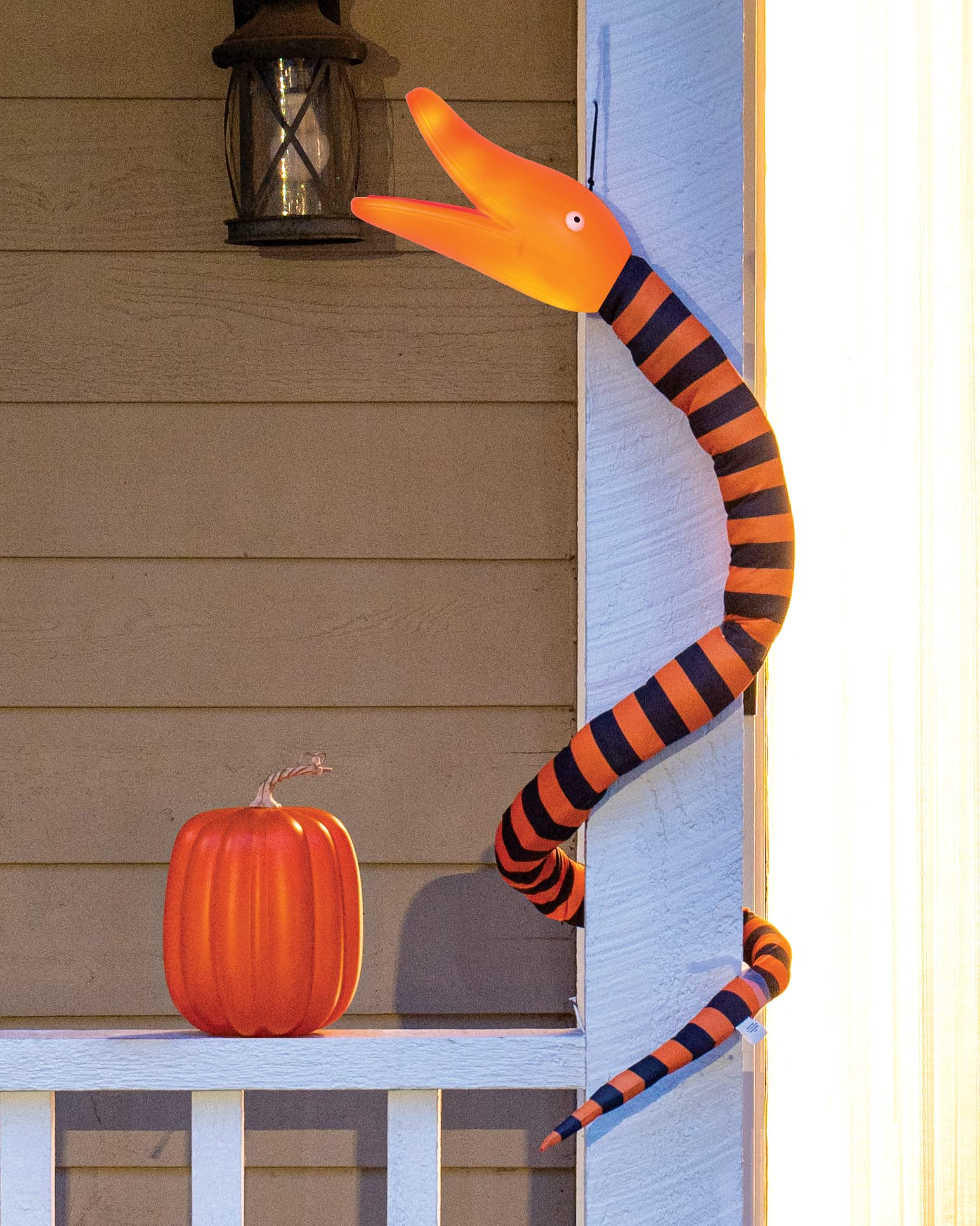 Disney The Nightmare Before Christmas Light Up Giant Snake Full Size Poseable Hanging Character Decoration Image Disney The Nightmare Before Christmas Light Up Giant Snake Full Size Poseable Hanging Character Decoration Image