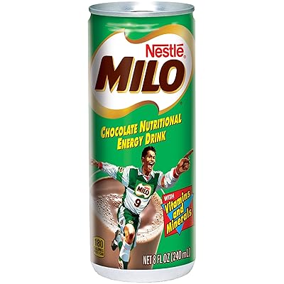 MILO &scaron;okolado maistinės energijos gėrimas 24, 8 fl. oz. Skardinės