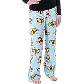Disney Women's Winnie The Pooh Sketch Toss Print Loungewear Pajama Pants