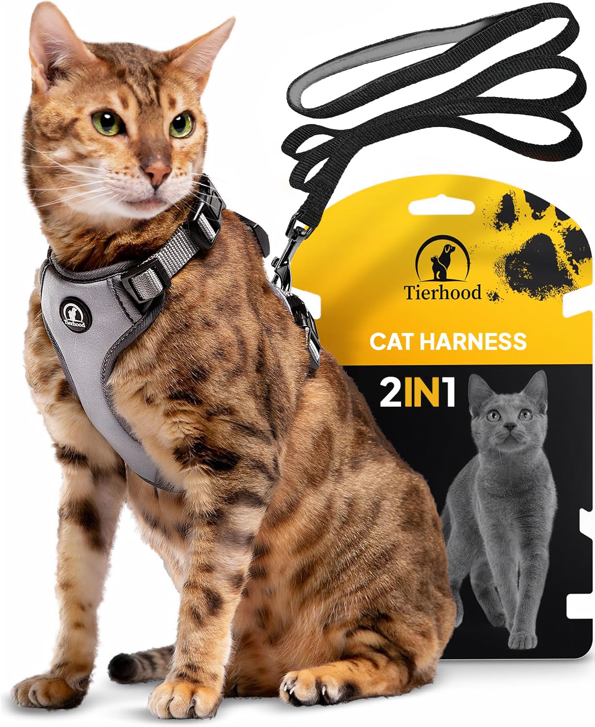 Tierhood - Car lead set - Escape proof - adjustable