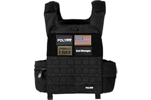 POLYFIT (Fortify) Weighted Vest for Strength and Endurance Training, Rucking, Fitness Workouts, Running, WODs