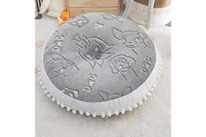 MeMoreCool Kids Floor Pillow Seating Round Floor Cushion Glow in Dark, Large Floor Pillow for Kids, Child Floor Pillow Cushion for Sitting, Big Circle Pillow Seat for Floor Playroom Reading Nook