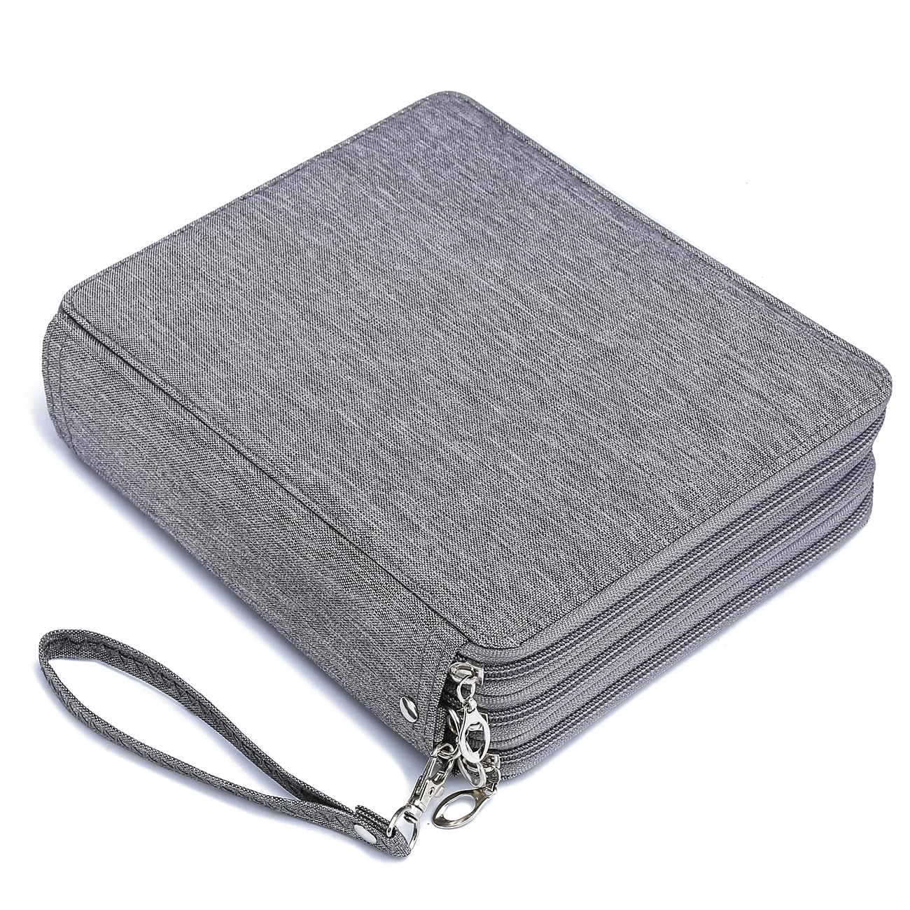 Photo 1 of YOUNGCOL 120 Slots Colored Pencil Case Holder Large Capacity Color pencil organizer Storage (Gray)