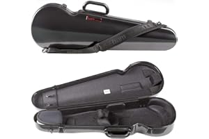 Bam France 2002XL Contoured Hightech Black Carbon-Look 4/4 Violin Case