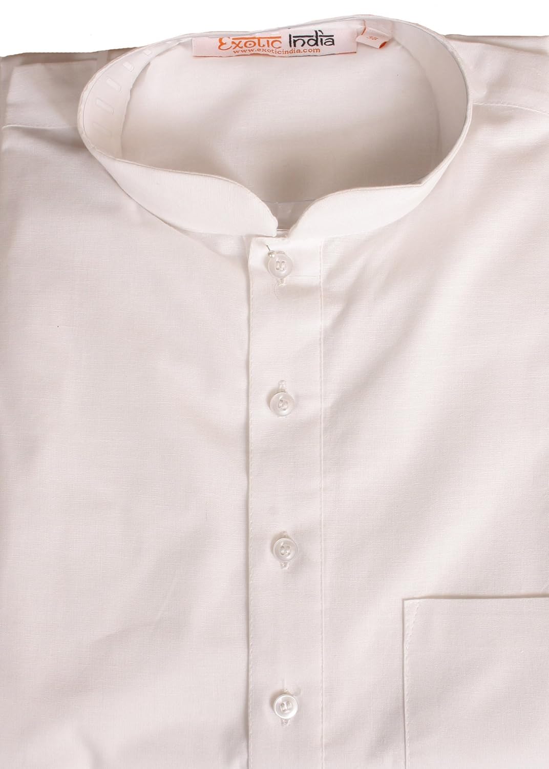exotic india pure white kurta pyjama