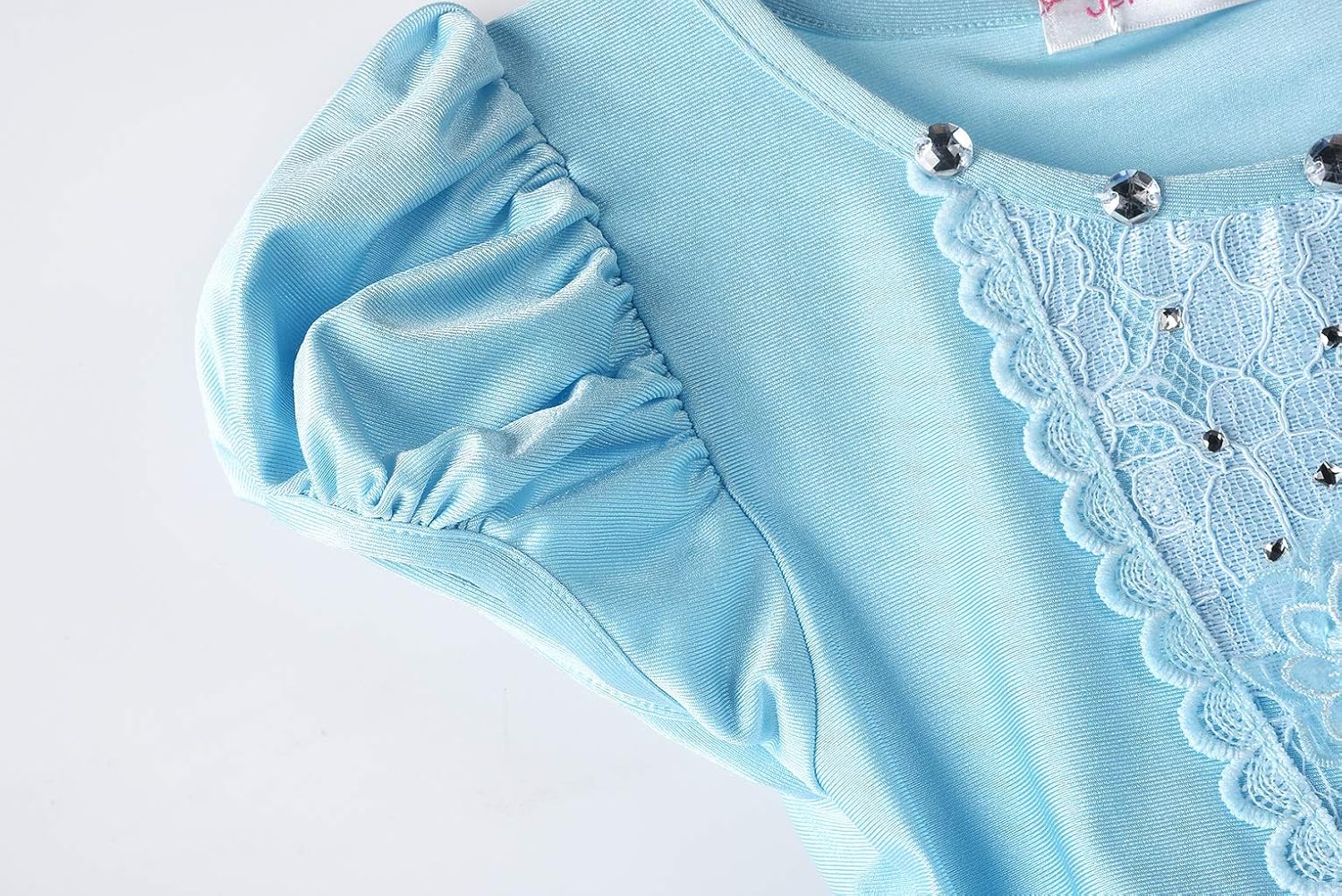 JerrisApparel Girls Princess Costume Puff Sleeve Fancy Birthday Party Dress up: Clothing