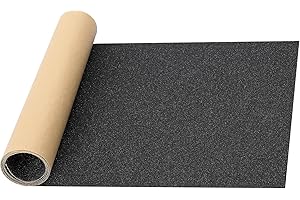 Aolabela Grip Tape, 33" x 9", No Air Bubbles, Black Griptape for Skateboards & Scooters