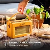 Roberts Revival UNO BT FM/DAB/DAB+ Radio with Bluetooth Sunburst Yellow view 6