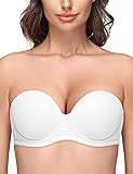 Wingslove Women's Strapless Full Figure Bra