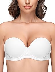 Wingslove Women's Strapless Full Figure Bra