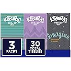 Kleenex On-The-Go Packs Facial Tissues, Travel Size, 3 Pack, 10 Tissues per Pack (30 Total Tissues)
