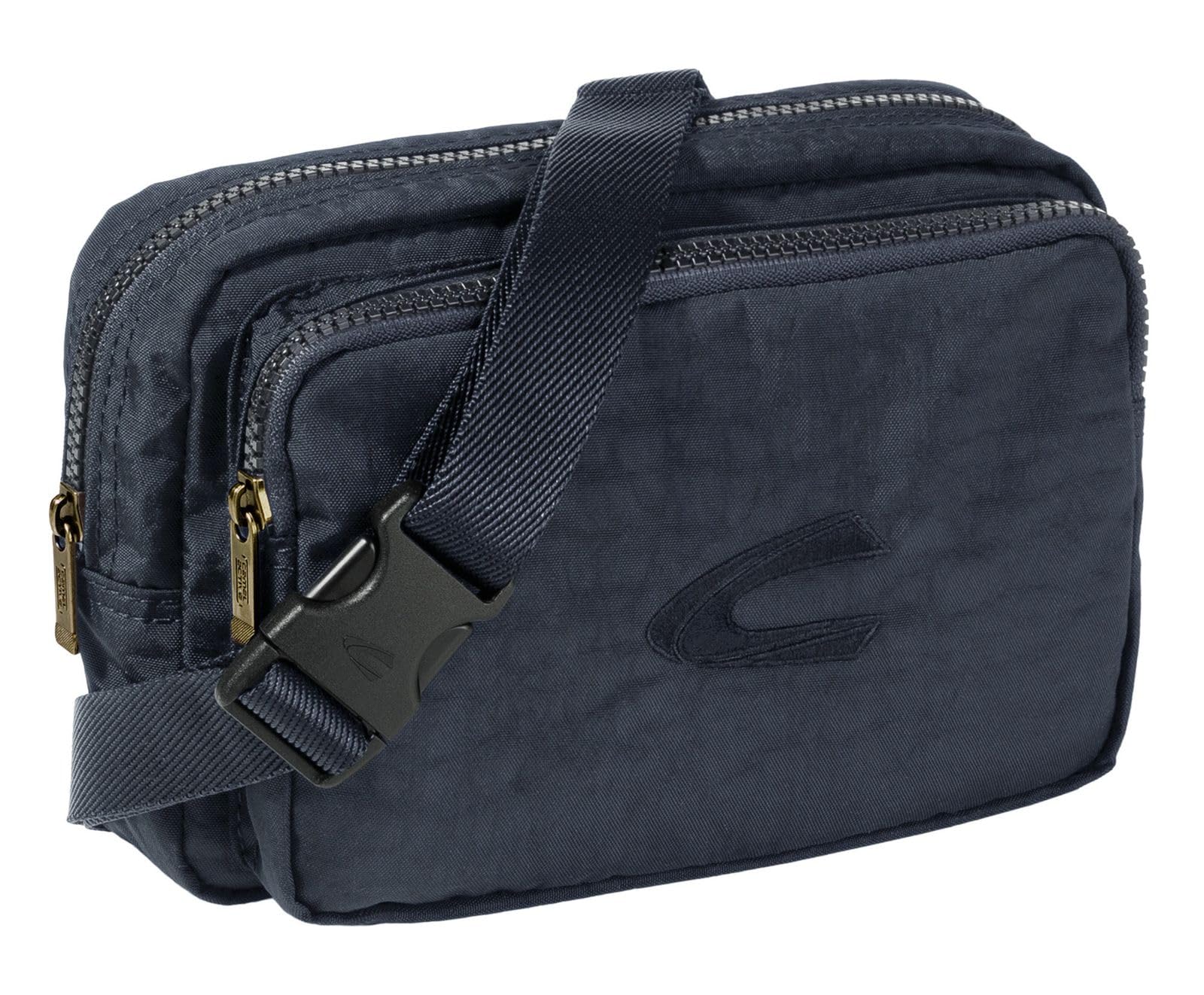 camel active Journey Men's Belt Bag Bum Bag Small, Dark Blue, S, 000364