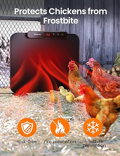 Cozy Products Cozy Coop Radiant Heating System Chickcozy Chicken Coop  Heater Radiant Heat Panel, Warmer For