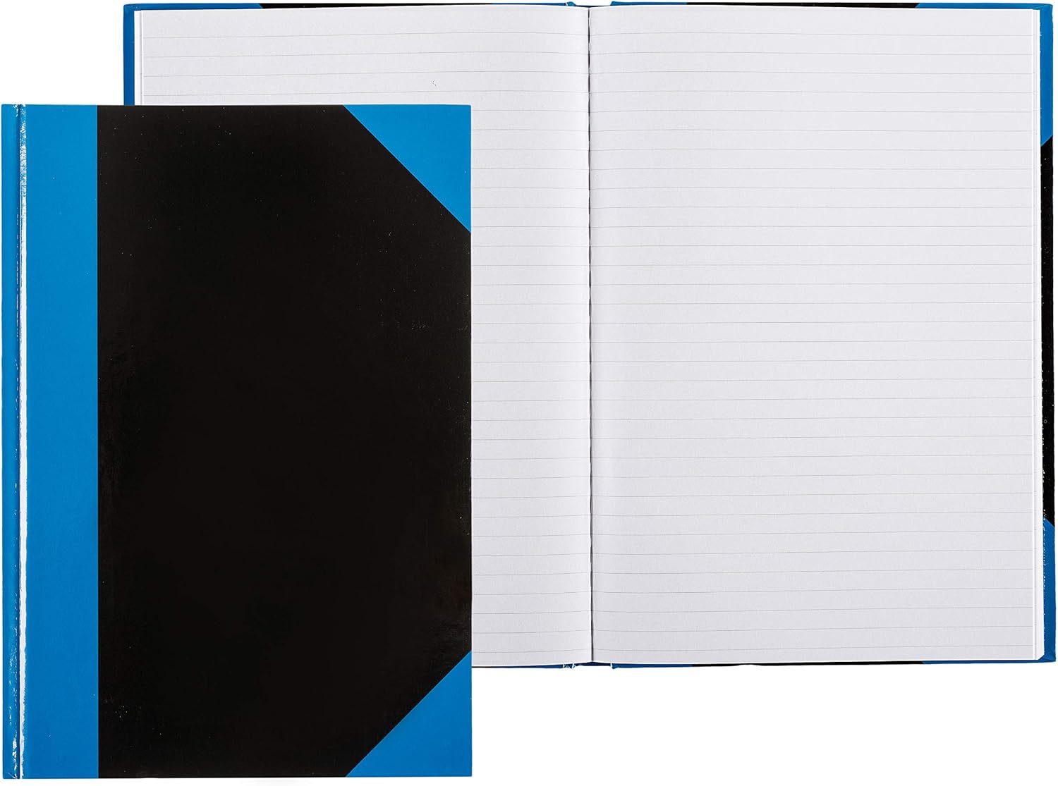 Idena 542901-22907000 Notebook A5, Lines, 96 Pages, FSC, Blue/Black, Black/Blue, DIN A5 liniert - Image 3