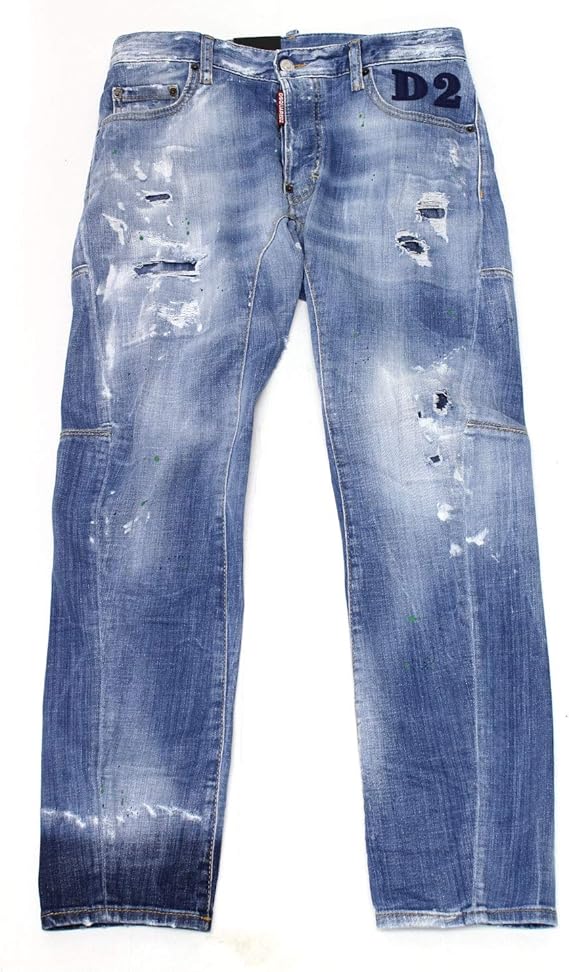 Amazon ディースクエアード Dsquared2 Tidy Biker Jean ジーンズ デニム ブルー Lb0853 S 470 並行輸入品 ジーンズ 通販
