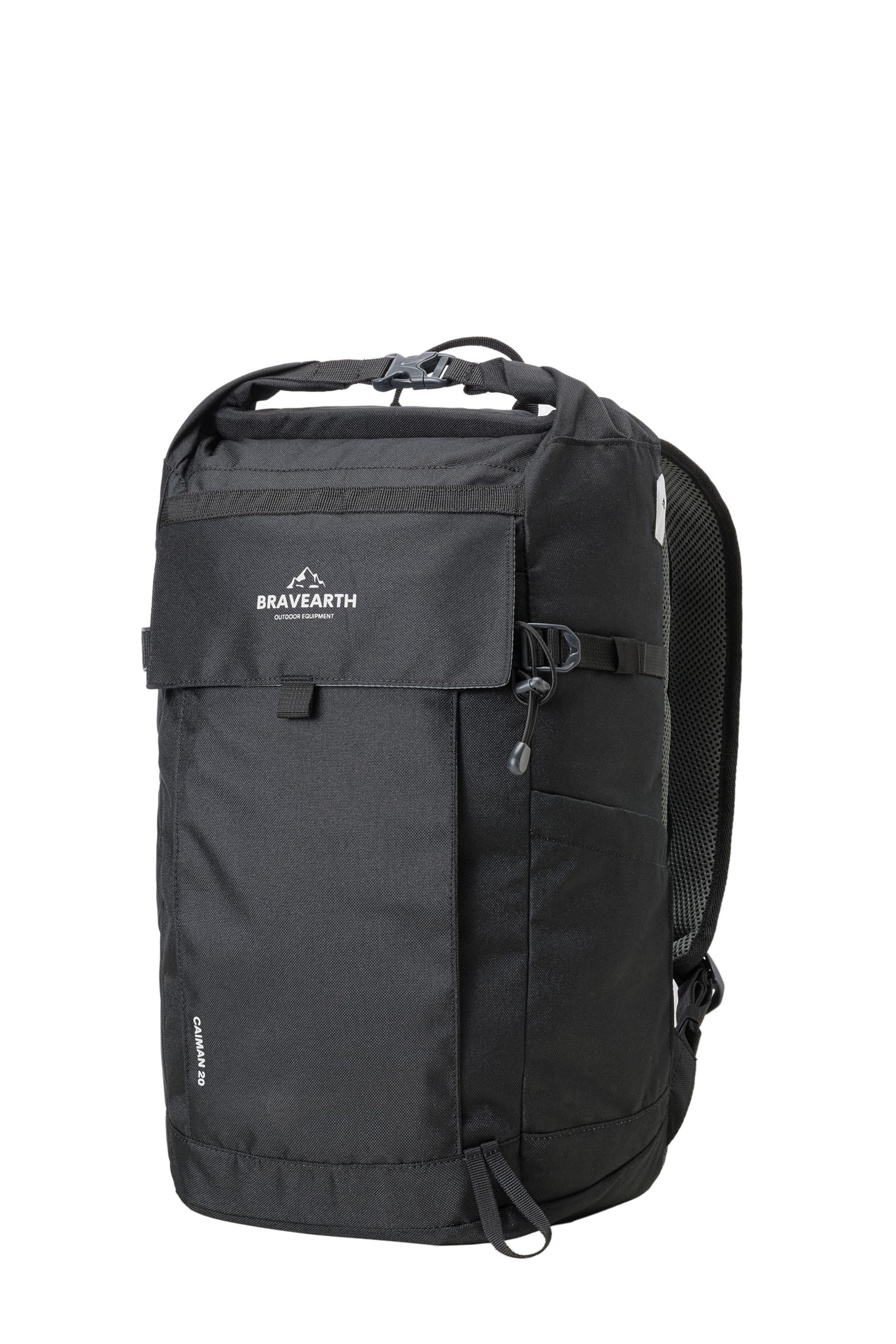 BravEarth Caiman Lightweight Hiking Backpack, Black, One Size