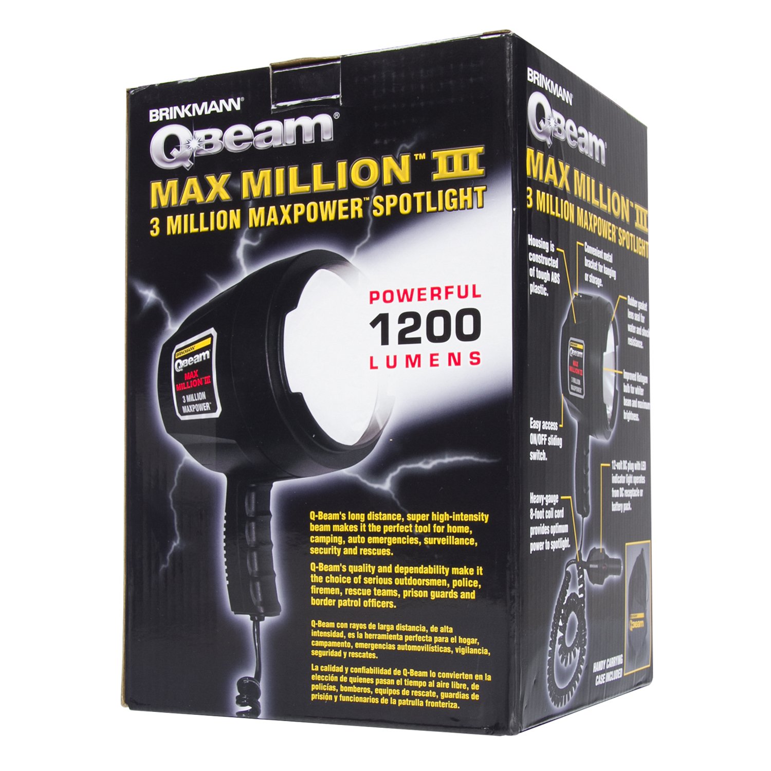 Brinkmann Qbeam Max Million III 3 Million Maxpower Spotlight Powerful