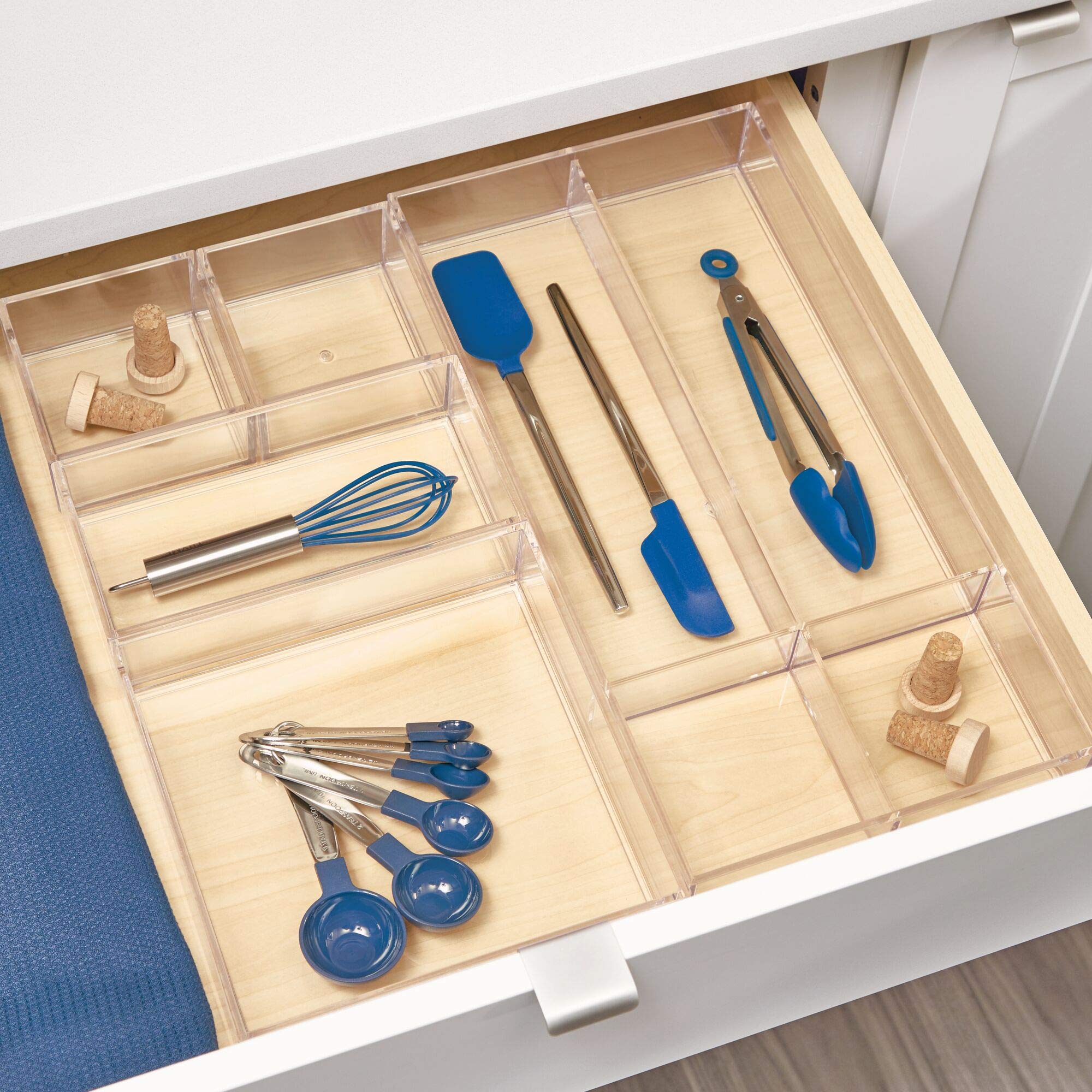 iDesign Drawer Organiser Box, Extra Small Drawer Insert Made of Durable