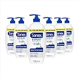 Sanex Expert Skin Health Head to Toe Kids’ Body Wash 720ml x4 Derm Tested