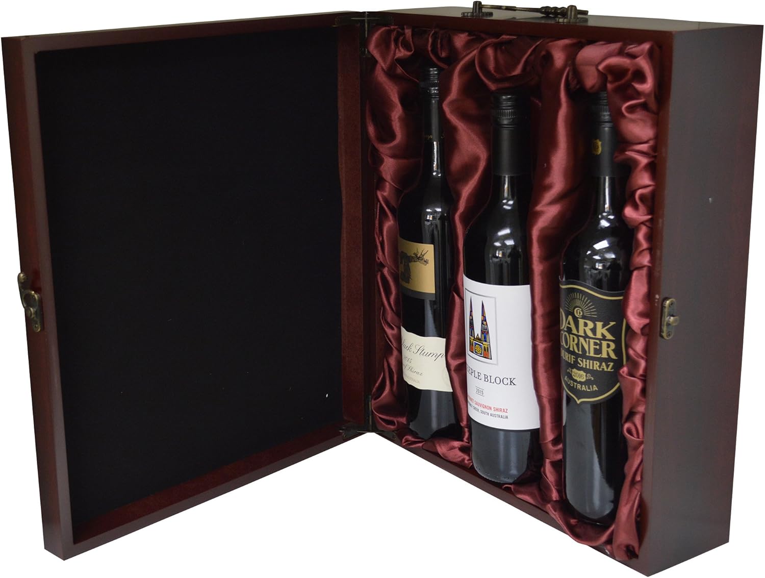 Caja de almacenamiento para 3 botellas de vino (ideal para ...