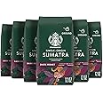 Starbucks Ground Coffee, Dark Roast Coffee, Sumatra, 100% Arabica, 6 bags (12 oz each)