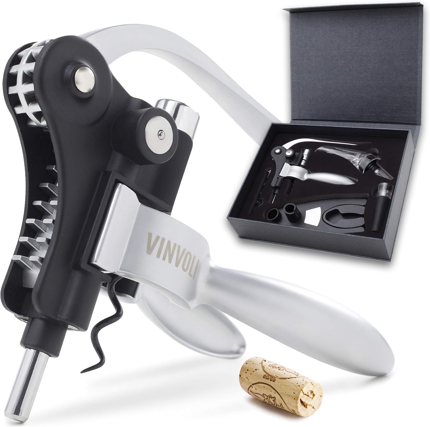 Amazon Com Vinvoli Wine Opener Set Luxury Wine Bottle Opener Kit Rabbit Wine Opener Set For Woman Rabbit Wine Corkscrew Opener For Wine Bottles Rabbit Wine Bottle Openers Set