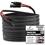 Feotech Twin Wire 50FT Solar Extension Cable