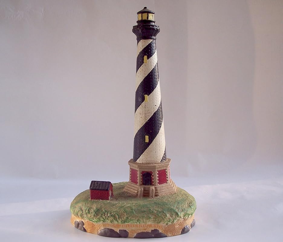 Hand Painted Cape Hatteras Lighthouse Ceramic Home Décor