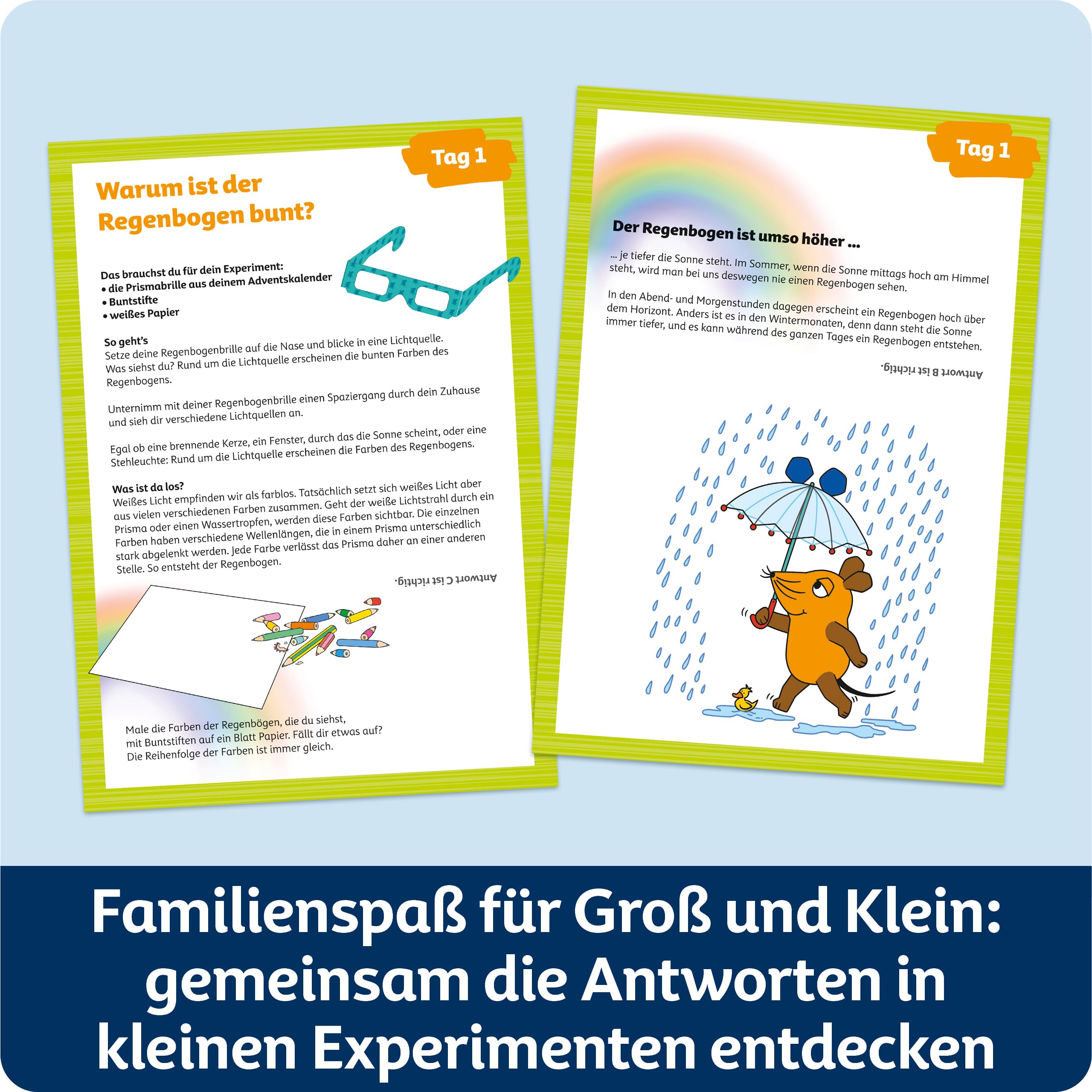 FRANZIS 67216 - Die Maus Adventskalender Wer weiß mehr?: 24 Fragen & Antworten mit der Maus 5