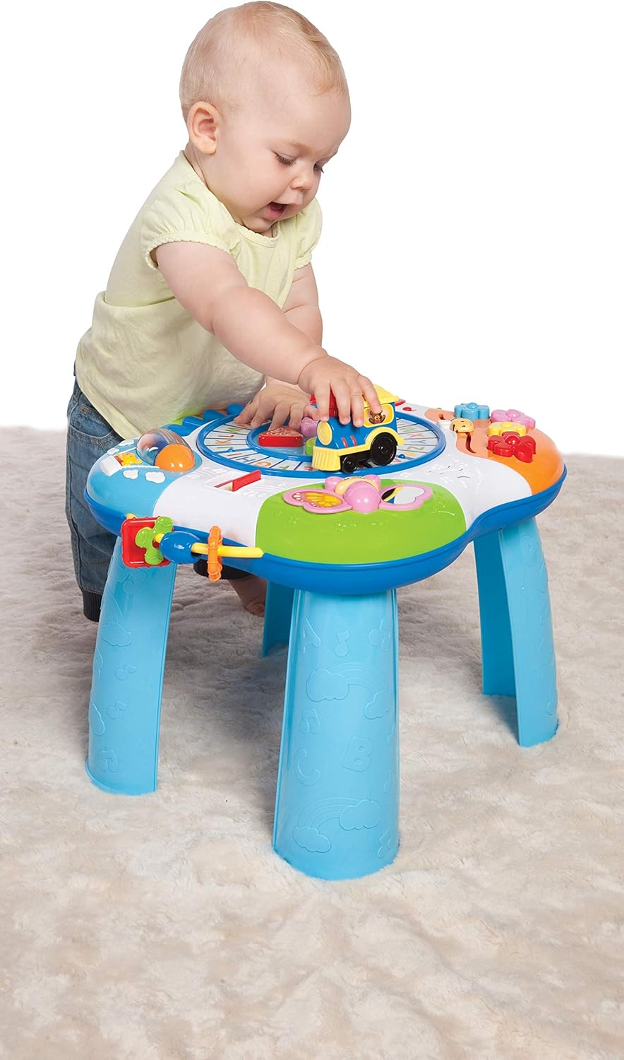 winfun letter train & piano activity table