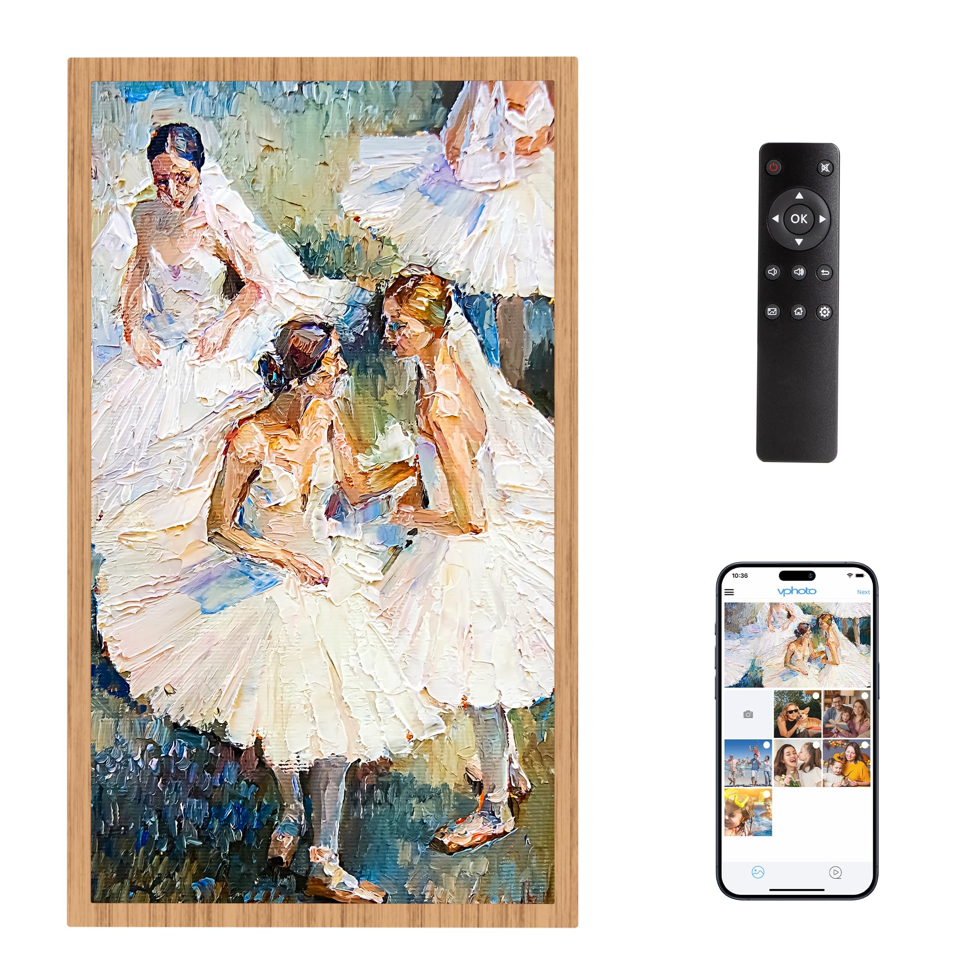 Photo 1 of Dragon Touch Large Digital Picture Frame 21.5 inch Screen WiFi Digital Photo Frame Display, 32GB Storage, Auto-Rotate, Share Photos via App, Email, Cloud, Classic 21?Not Touchscreen?