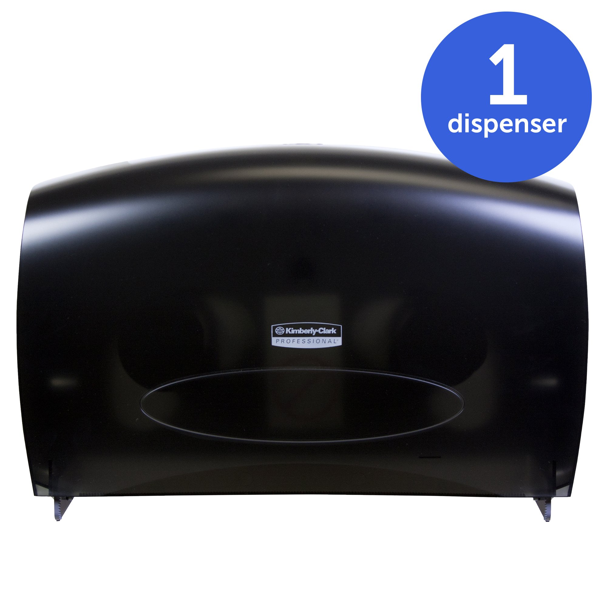 Kimberly-Clark Professional 09551 Cored JRT Jumbo Combo Tissue Dispenser, 20 2/5w x 5 4/5d x 13 1/10h, Smoke/Gray