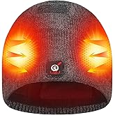 Heated Hat for Men Women,Long-Lasting Anti-Freeze Battery,Electric Winter Beanie