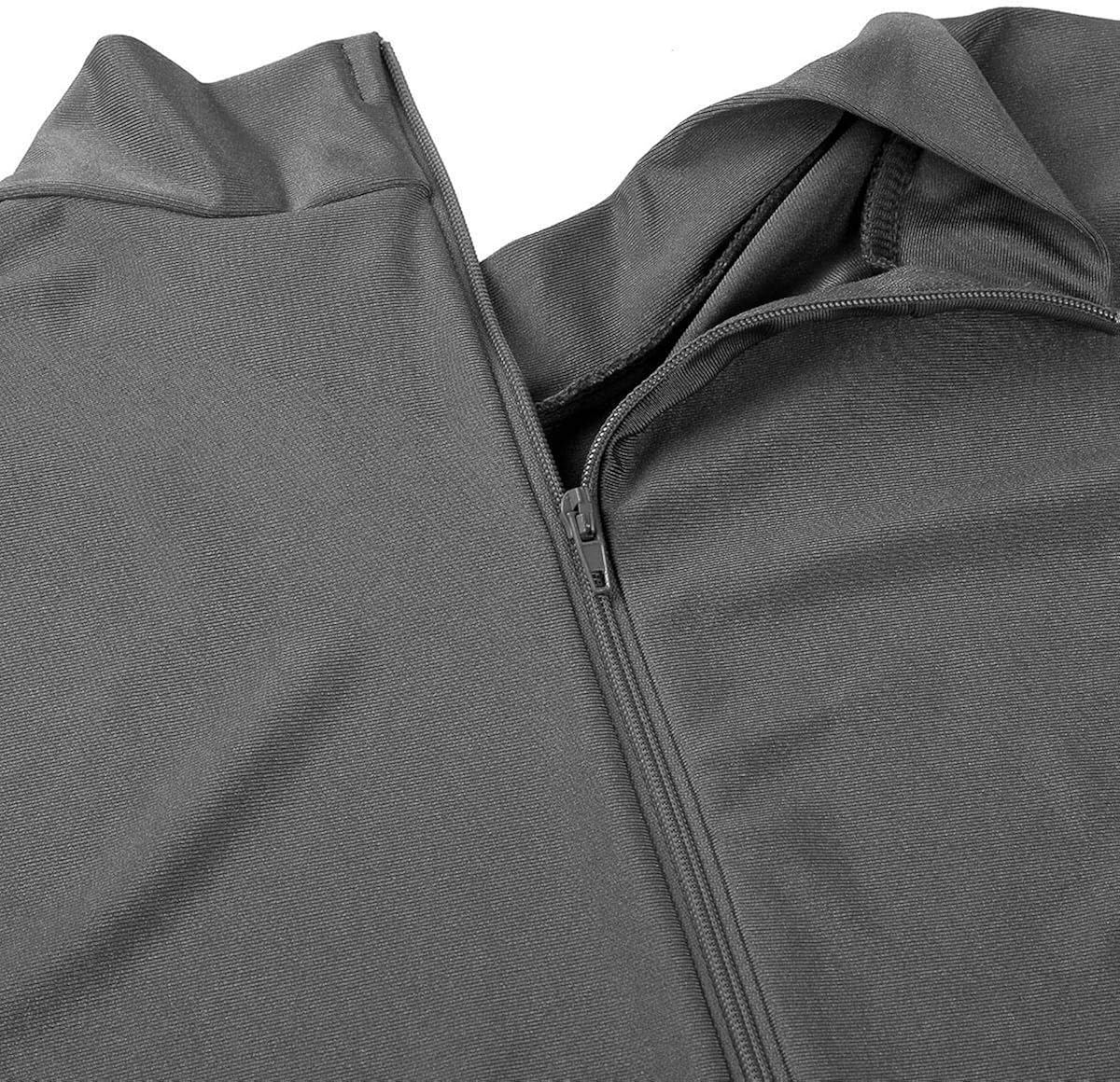 easyforever Mens Adult One Piece Turtleneck Long Sleeve Full Body Leotard Footless Bodysuit Dancewear