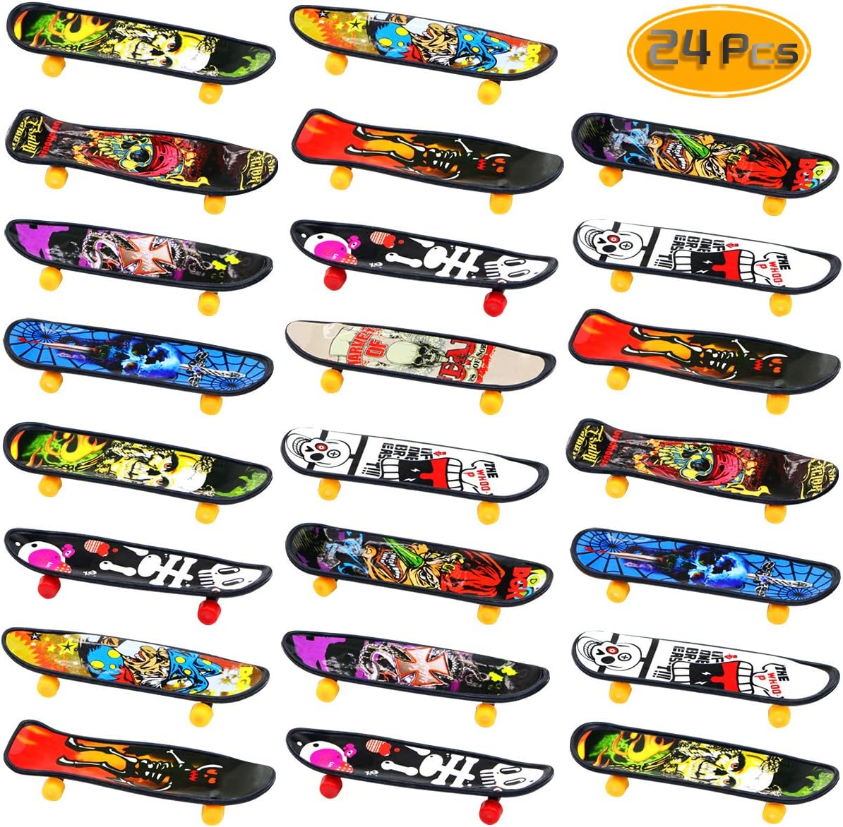 BeautyMood Professional Mini Fingerboards/Finger Skateboard, Unique Matte Surface (Random Pattern)