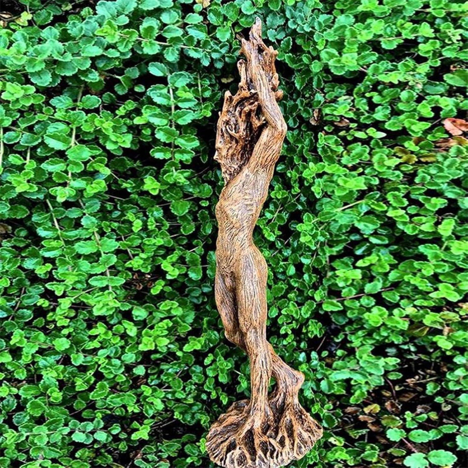 Dryad Ornament, Green Man Statue Garden Ornaments Outdoor, Resin Craft